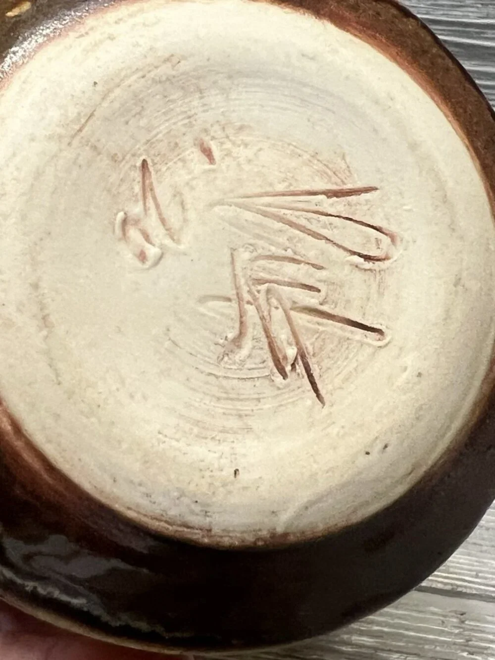Handmade pottery coffee